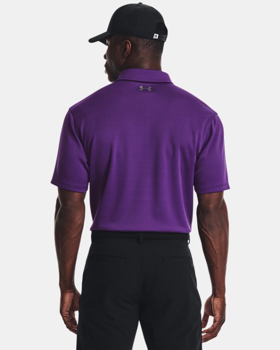 Men's UA Tech™ Polo, Purple, pdpMainDesktop image number 1